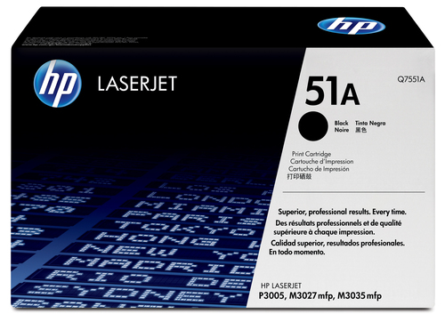 HP 51A Sort 6500 sider Toner Q7551A