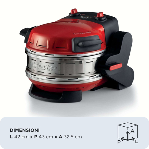 Ariete Dubbele pizzaoven 0927/00 – Foto 10 van 10