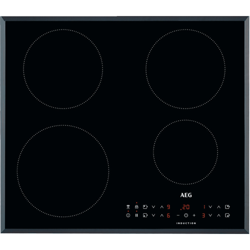 AEG IKB6430SFB Черный Встроенный 60 cm Плита с зонами индукции 4 зона(ы)