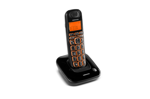 MEDION E63197B DECT telephone Caller ID Black – image 4
