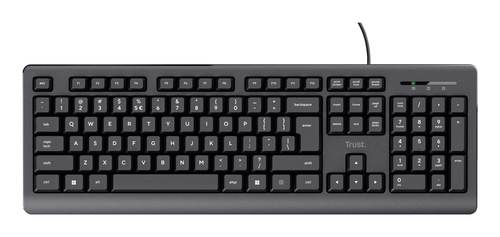 Trust 24639 keyboard Office USB No US English Black – image 2