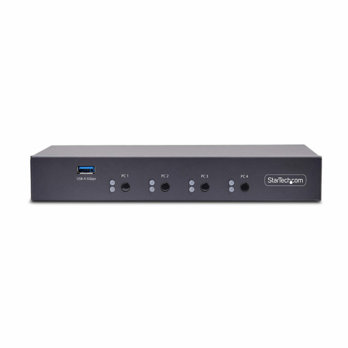 StarTech.com 4-Port KM Switch with Mouse Roaming, USB Switch for KeyboardMouse, 3.5mm and USB Audio, Peripheral Sharing for 4 Computers, USB 3.0, afbeelding 3