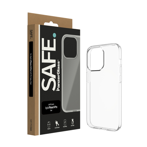 PanzerGlass SAFE. by PanzerGlass® TPU Case iPhone 14 Pro | Transparent