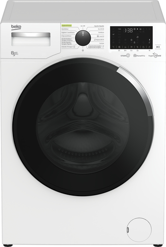 Beko HTV 8736 XSHTR стирально-сушильная машина Отдельно стоящий Фронтальная загрузка Белый
