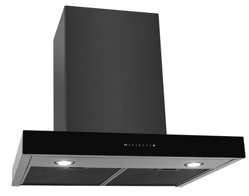 Beko HCB63741BDX cooker hood Wall-mounted Black 730 m³/h – image 2