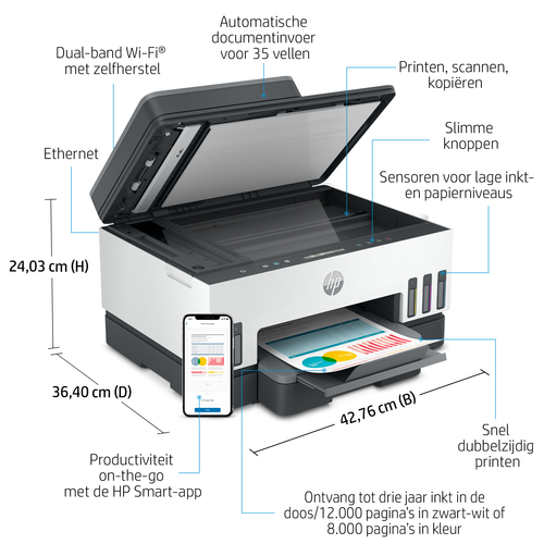 HP Smart Tank 7305 All-in-One – Foto 6 von 11