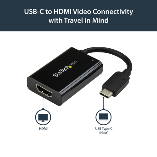 StarTech.com USB C to HDMI 2.0 Adapter with Power Delivery - 4K – image 8