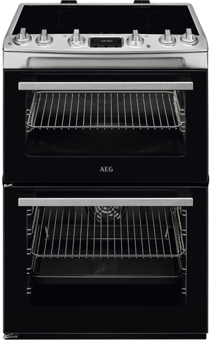 AEG CIX6540ACM cooker Freestanding cooker Electric Zone induction hob Stainless steel