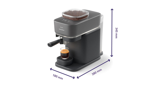 Philips Baristina BAR300/60 Espresso apparaat Zwart, afbeelding 2