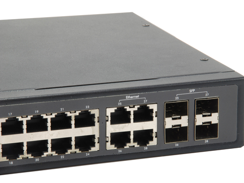 LevelOne 28-Port Web Smart Gigabit Switch, 4 x Gigabit SFP/RJ45 Combo – image 4