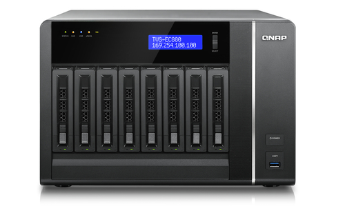 QNAP TVS-EC880 NAS Tower Intel® Xeon® E3 V3 Family E3-1245V3 – image 3