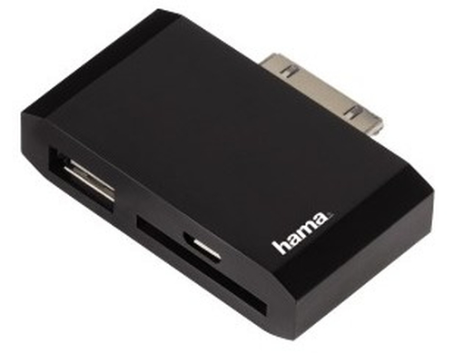 Hama 00123566 card reader Samsung 30-pin Black