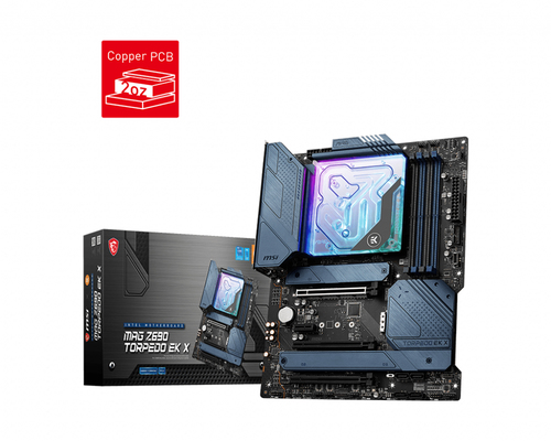 MSI MAG Z690 TORPEDO EK X материнская плата Intel Z690 LGA 1700 ATX