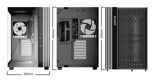 Gabinetes Gaming Be Quiet Light Base 600 LX Black