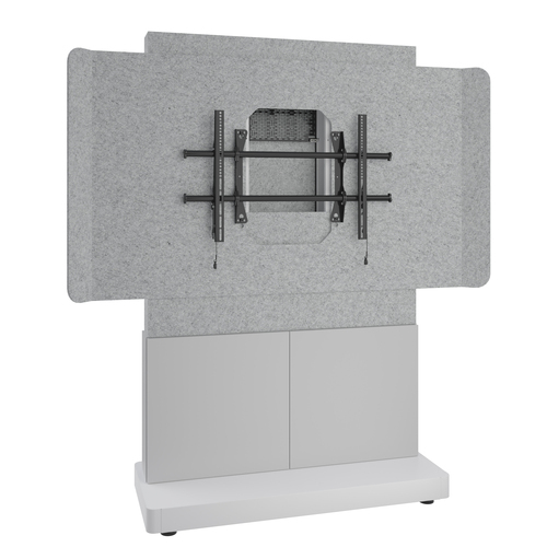 Middle Atlantic FM-DS-4875FS-CD8W крепление для телевизора 190,5 cm (75") Белый, Серебристый, Серый