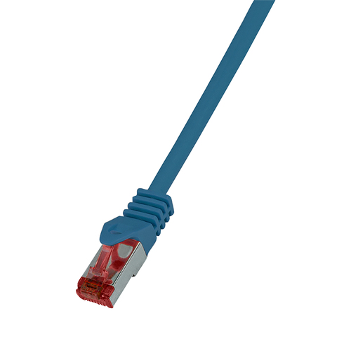 Logilink Patchkabel CAT6 S/FTP AWG27 PIMF 3,00m blauw