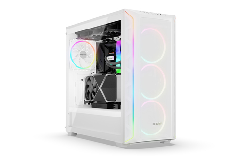 be quiet! Shadow Base 800 FX Mid Tower Tempered Glass Atx Gaming PC Case - White - image 5