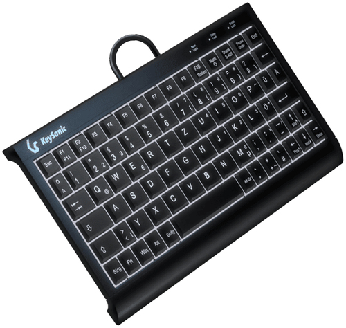 KeySonic KSK-3011ELC (DE) клавиатура Дома USB QWERTZ Немецкий Черный