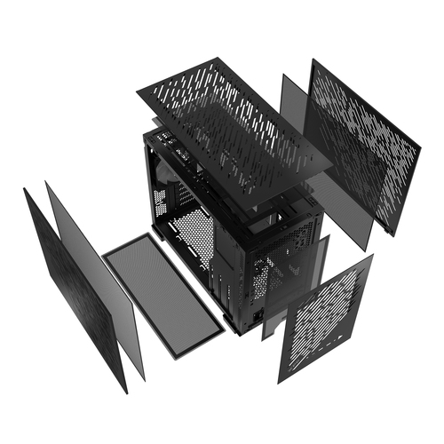 XPG VALOR AIR Midi Tower Zwart, afbeelding 7