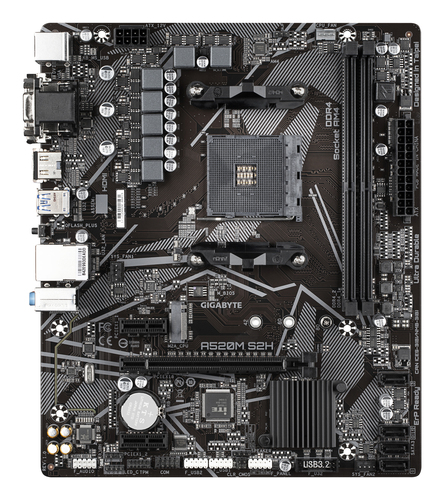 Gigabyte Amd A520M S2H DDR4 micro Atx AM4 Motherboard - image 2