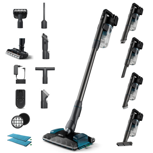Philips 8000 series XC8057/01 stick vacuum/electric broom Battery Dry&wet Cyclonic Bagless