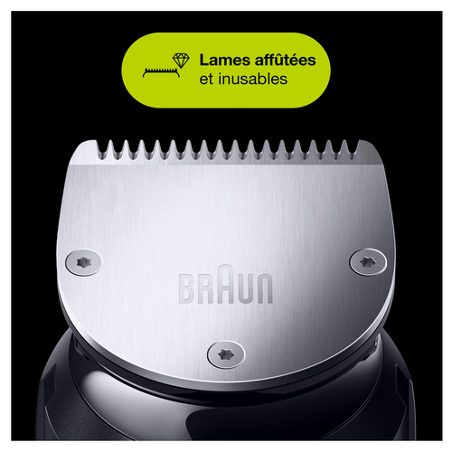 Braun 10-in-1 Trimmer MGK7220 Men Beard Trimmer, Body Grooming Kit & Hair Clipper, Silver Grey – image 9