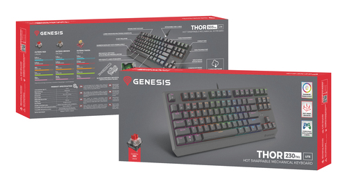 GENESIS Thor 230 TKL Lite Outemu Red – image 2