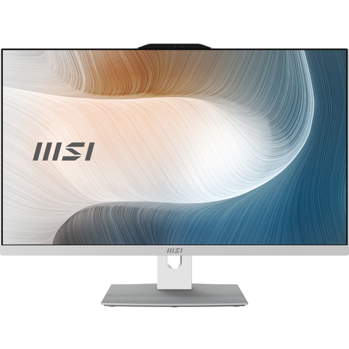MSI Modern AM272P 12M-659FR Intel® Core™ i5 i5-1235U 68,6 cm (27") 1920 x 1080 пикселей ПК все в одном 8 GB DDR4-SDRAM 512 GB Твердотельный накопитель (SSD) Windows 11 Home Wi-Fi 6E (802.11ax) Черный