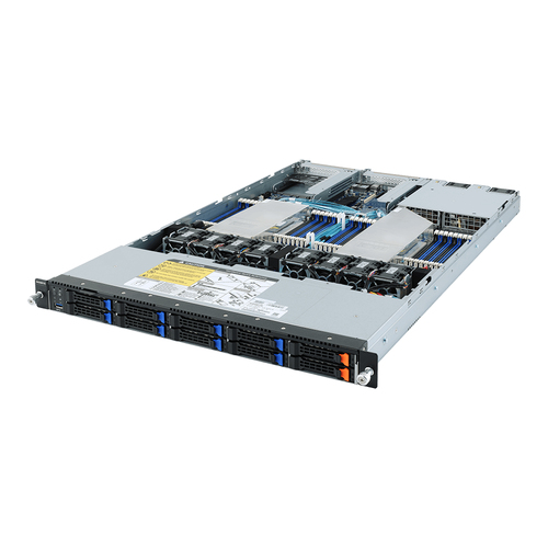 GIGABYTE R182-Z91 Socket SP3 Rack (1U) Black, Grey