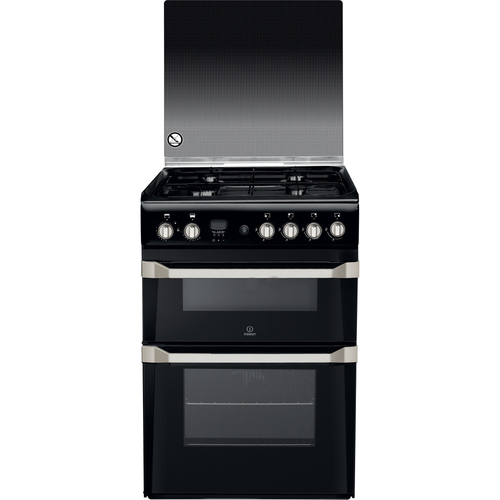 Indesit ID60G2(K)/UK cooker Freestanding cooker Gas Black