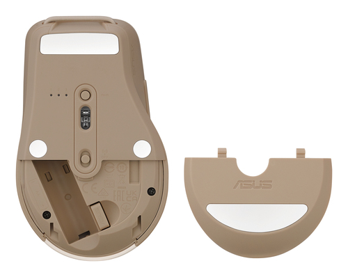 Asus SmartO MD200 Silent Plus Wireless Optical Mouse - Oat Milk, Cream - image 6