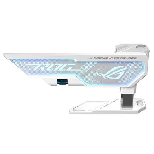Zub Asus XH01 ROG HERCULX GRAPHICS CARD HOLDER WH WHITE, RGB, afbeelding 4