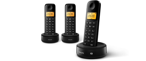 Philips D1353B/38 telephone DECT telephone Caller ID Black