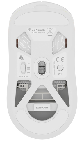 GENESIS NMG-2194 Zircon 660 Pro Gaming Muis Wit, afbeelding 3