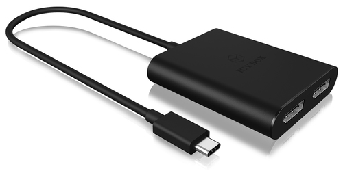 ICY BOX IB-SPL1027-C 2x DisplayPort