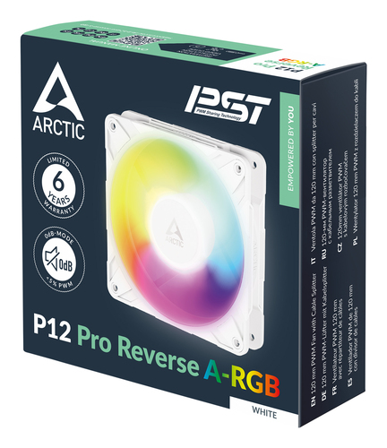 ARCTIC P12 Pro Reverse A-RGB case fan – Photo 7 sur 7
