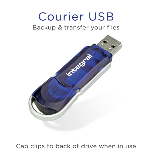 Integral 128GB USB2.0 DRIVE COURIER BLUE TWIN PACK – image 3