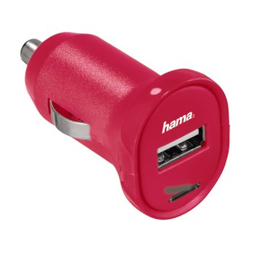 Hama 00136122 mobile device charger Universal Pink Cigar lighter Auto
