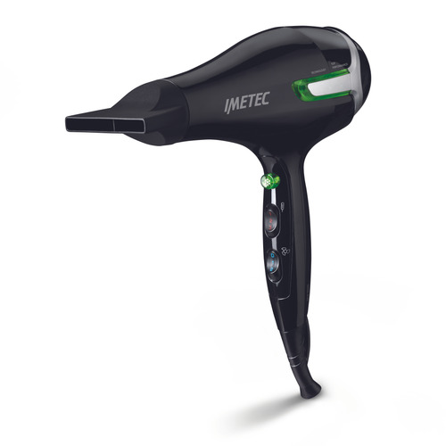 Imetec ECO SE91000 фен 1400 W Черный, Зеленый, Белый