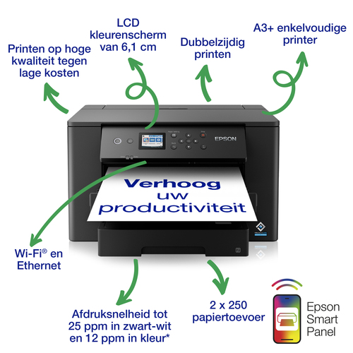 Epson WorkForce WF-7310DTW inkjetprinter – Foto 3 van 10