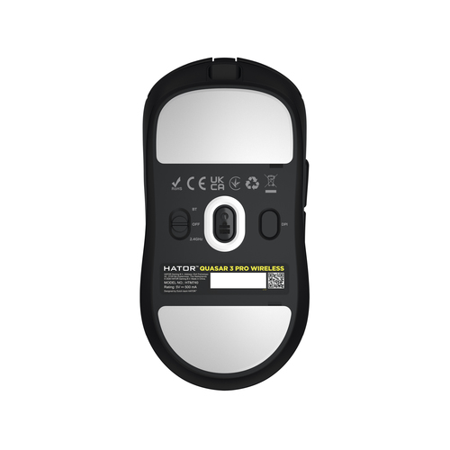 HATOR Quasar 3 Pro Wireless muis Gamen Rechtshandig RF Wireless + Bluetooth + USB Type-C Optisch 300, afbeelding 6