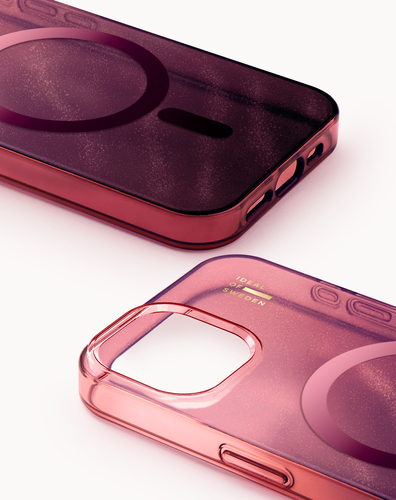 iDeal of Sweden Clear Case MagSafe iPhone 13 / 14 / 15 / 16e / 17e Cherry Lacquer – image 3