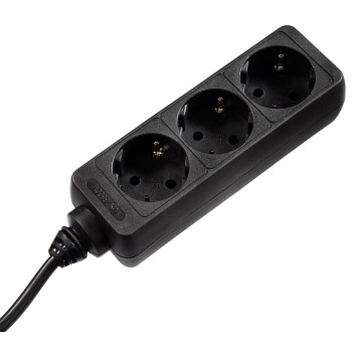 Hama 0003039 overspændingsbeskytter Sort 3 AC stikkontakt(er) 230 V 1,4 m
