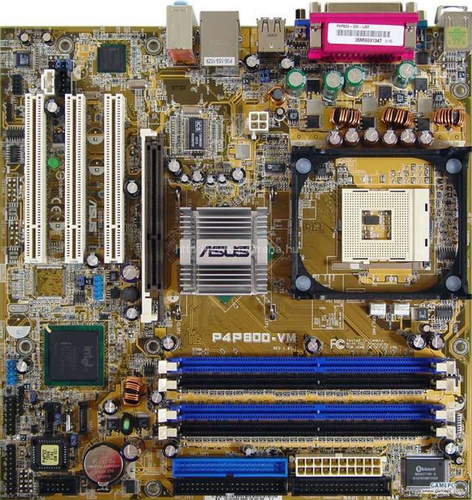 ASUS P4P800-VM motherboard Socket 478 ATX