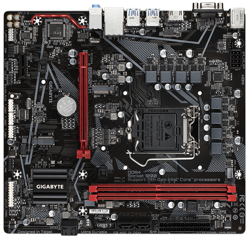 GIGABYTE B560M H материнская плата Intel B560 Express LGA 1200 (Socket H5) Микро ATX