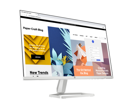 HP Series 5 23.8 inch FHD White Monitor - 524sw – image 2