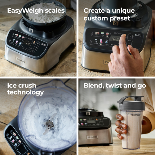 Kenwood OneTouch Food Processor & Blender in Silver Silver - image 4