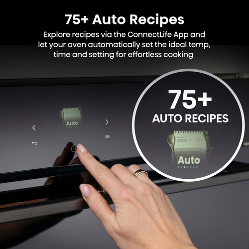 Hisense Hi8 BlackLine BAS6AH8BUKWF Wifi Connected Built In Electric Single Oven - Jet Black - A+ Rated, Black - image 6