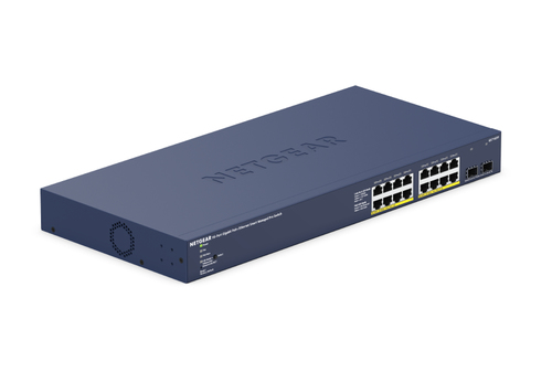 NETGEAR 18-Port PoE Gigabit Ethernet Smart Switch (GS716TP)