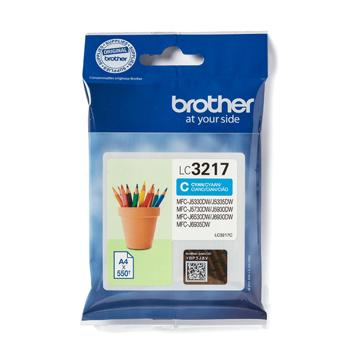 Brother LC3217C Inkjet Cartridge Cyan LC3217C - image 1